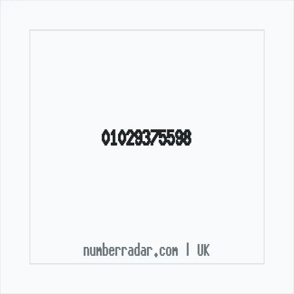 Reverse number check for +44 1029 375598 — who called me?