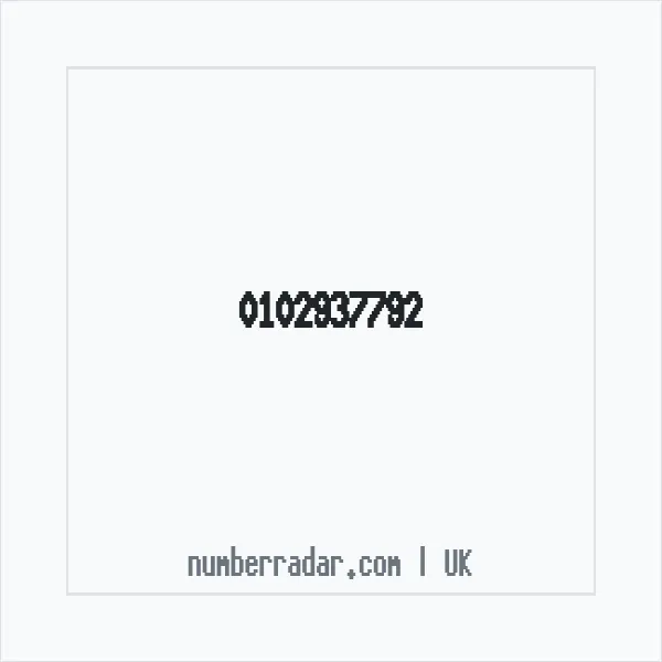 Reverse number check for +44 102937792 — who called me?