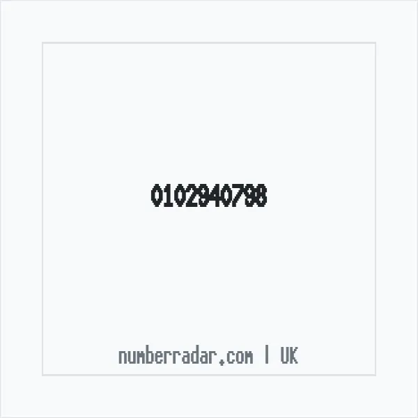 Reverse number check for +44 102940798 — who called me?
