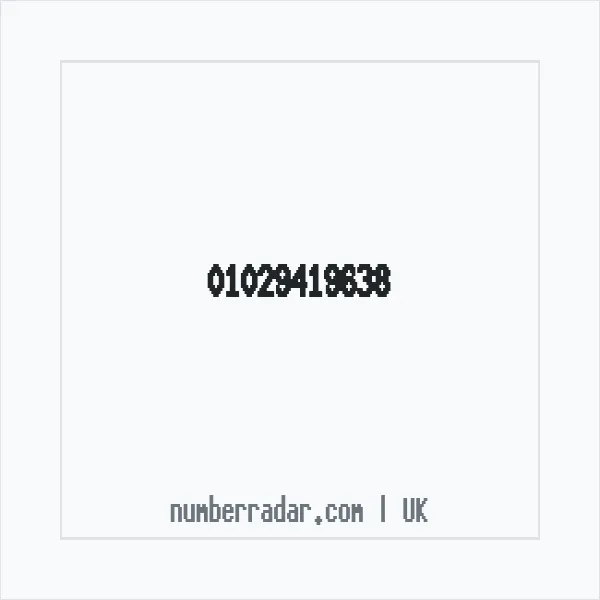 Reverse number check for +44 1029 419638 — who called me?