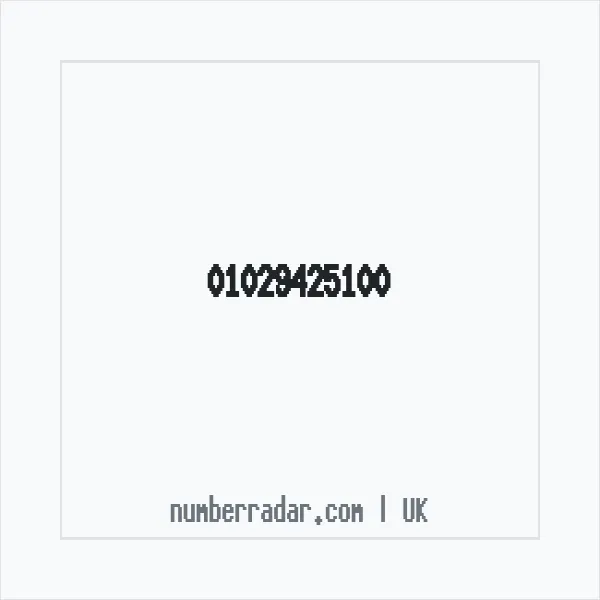 Reverse number check for +44 1029 425100 — who called me?