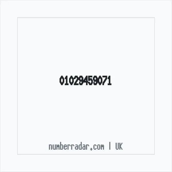 Reverse number check for +44 1029 459071 — who called me?