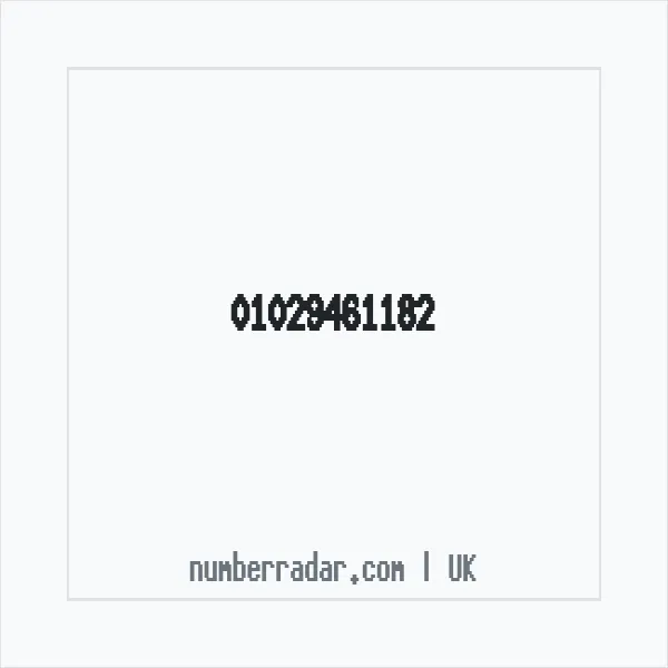 Reverse number check for +44 1029 461182 — who called me?