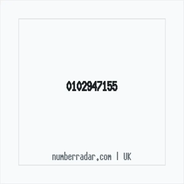 Reverse number check for +44 102947155 — who called me?