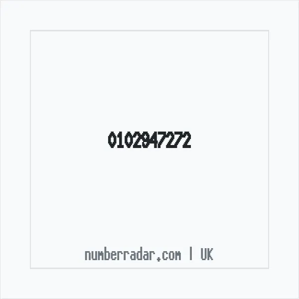 Reverse number check for +44 102947272 — who called me?