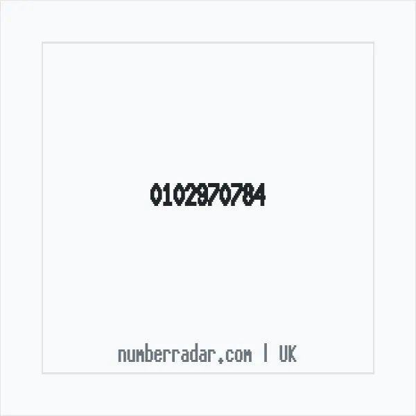 Reverse number check for +44 102970784 — who called me?