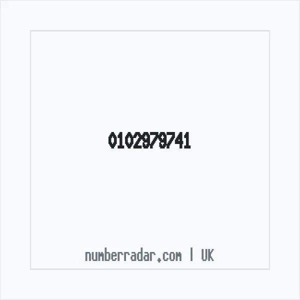 Reverse number check for +44 102979741 — who called me?