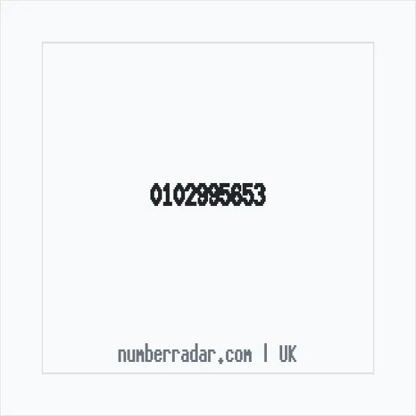 Reverse number check for +44 102995653 — who called me?