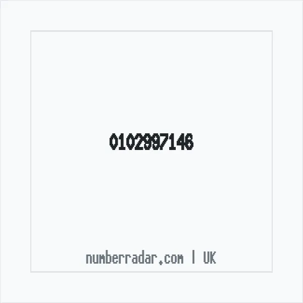Reverse number check for +44 102997146 — who called me?