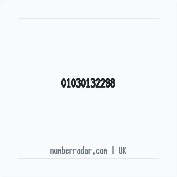 Reverse number check for +44 1030 132298 — who called me?