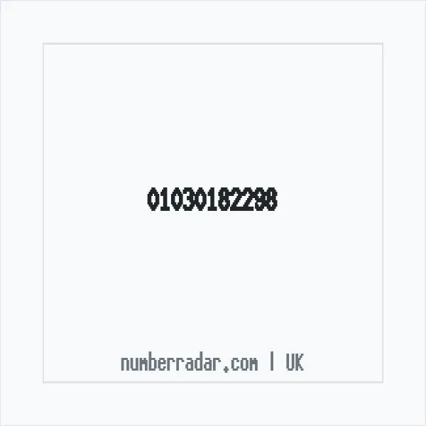 Reverse number check for +44 1030 182298 — who called me?