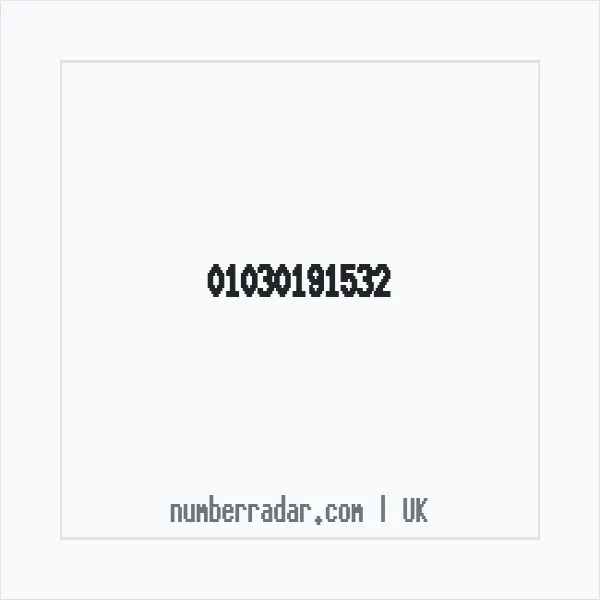 Reverse number check for +44 1030 191532 — who called me?