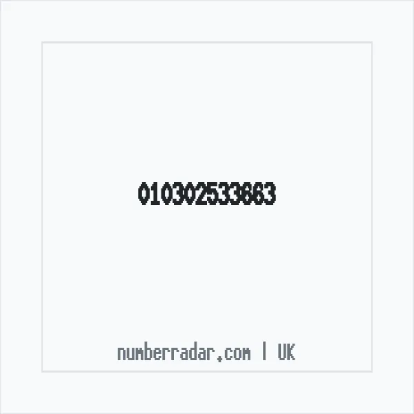 Reverse number check for +44 (1030) 253-366 — who called me?