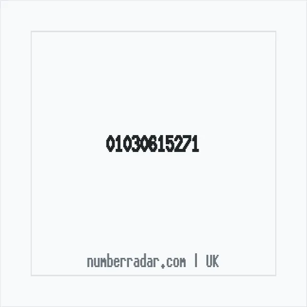 Reverse number check for +44 1030 615271 — who called me?