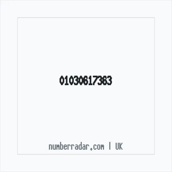 Reverse number check for +44 1030 617363 — who called me?