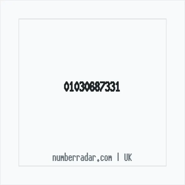 Reverse number check for +44 1030 687331 — who called me?