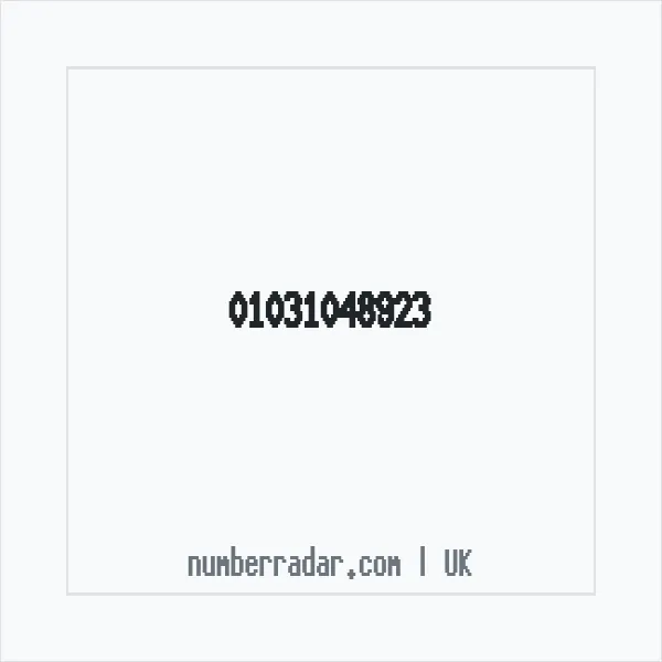 Reverse number check for +44 1031 048923 — who called me?