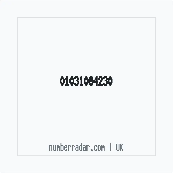 Reverse number check for +44 1031 084230 — who called me?