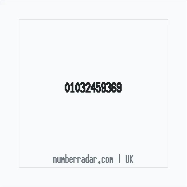 Reverse number check for +44 1032 459369 — who called me?