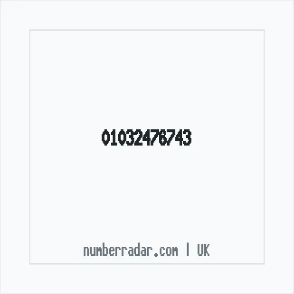 Reverse number check for +44 1032 476743 — who called me?