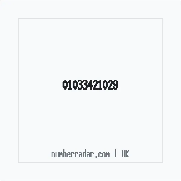 Reverse number check for +44 1033 421029 — who called me?