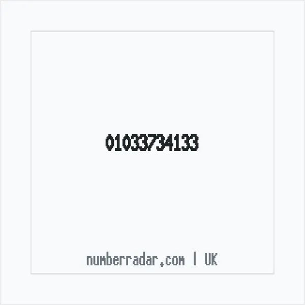 Reverse number check for +44 1033 734133 — who called me?