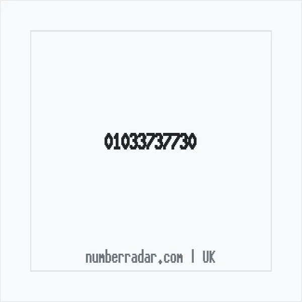 Reverse number check for +44 1033 737730 — who called me?