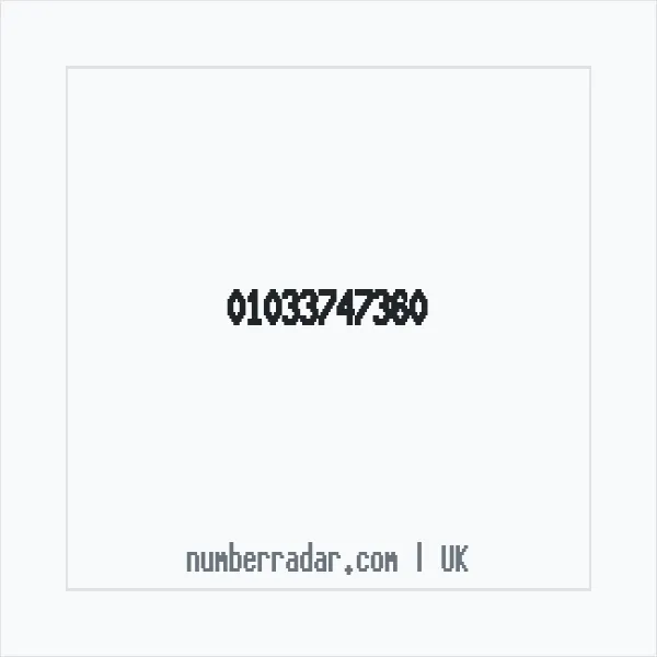 Reverse number check for +44 1033 747360 — who called me?