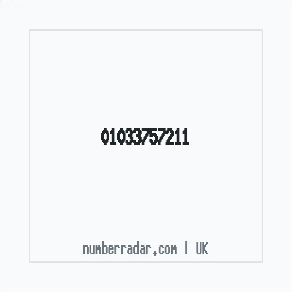 Reverse number check for +44 1033 757211 — who called me?