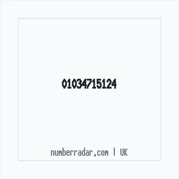 Reverse number check for +44 1034 715124 — who called me?