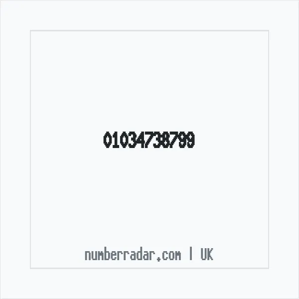 Reverse number check for +44 1034 738799 — who called me?