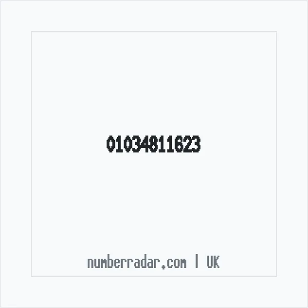 Reverse number check for +44 1034 811623 — who called me?