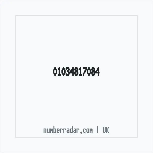 Reverse number check for +44 1034 817084 — who called me?