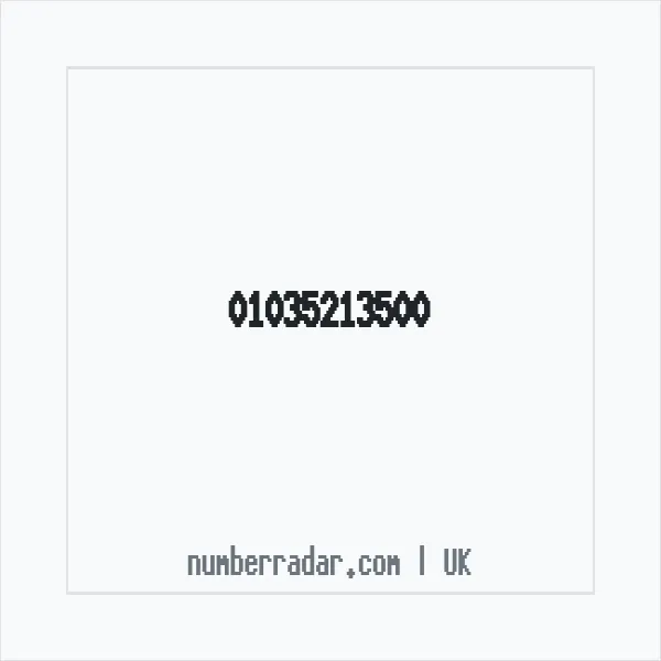 Reverse number check for +44 1035 213500 — who called me?