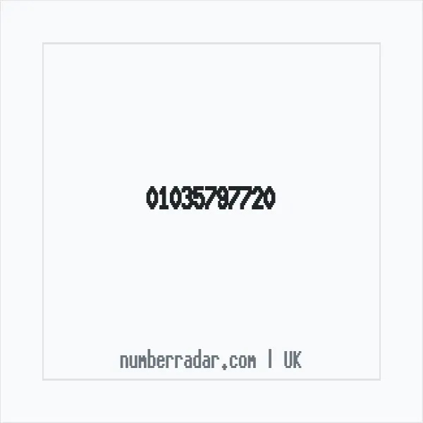 Reverse number check for +44 1035 797720 — who called me?