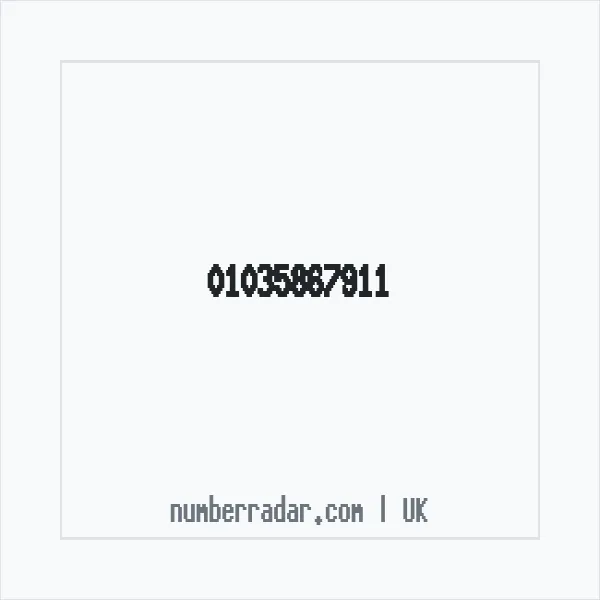 Reverse number check for +44 1035 867911 — who called me?