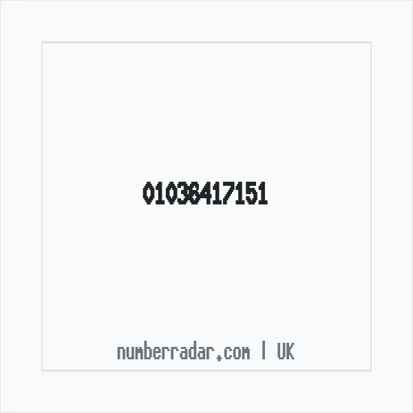 Reverse number check for +44 1036 417151 — who called me?
