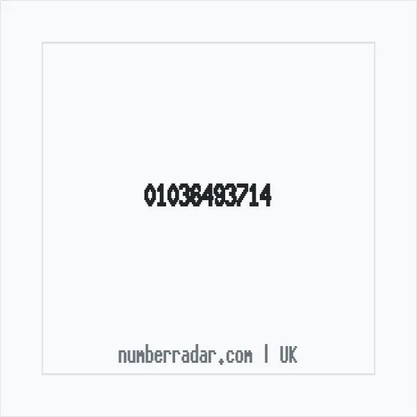 Reverse number check for +44 1036 493714 — who called me?