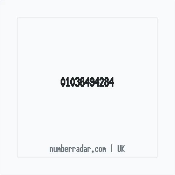 Reverse number check for +44 1036 494284 — who called me?