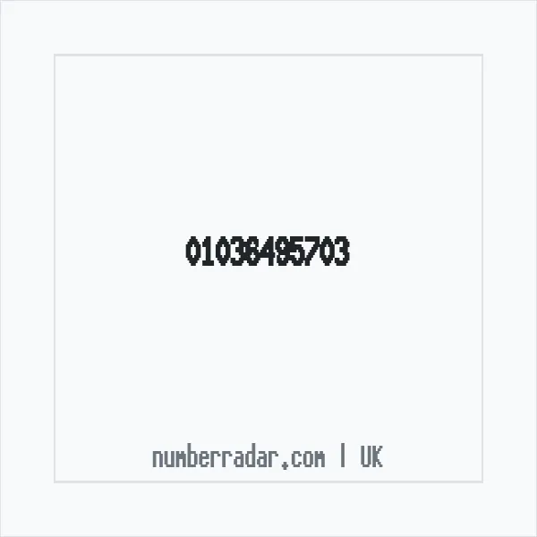 Reverse number check for +44 1036 495703 — who called me?