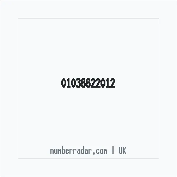 Reverse number check for +44 1036 622012 — who called me?