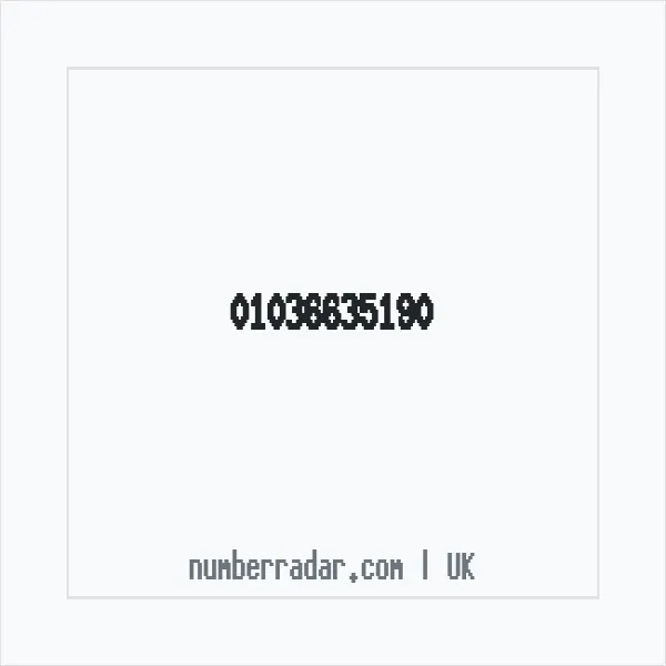 Reverse number check for +44 1036 635190 — who called me?