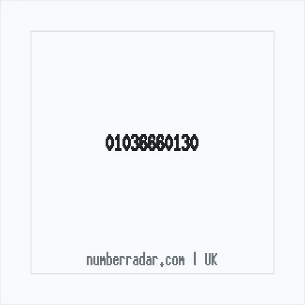 Reverse number check for +44 1036 660130 — who called me?