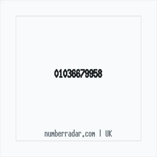 Reverse number check for +44 1036 679958 — who called me?