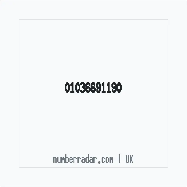 Reverse number check for +44 1036 691190 — who called me?