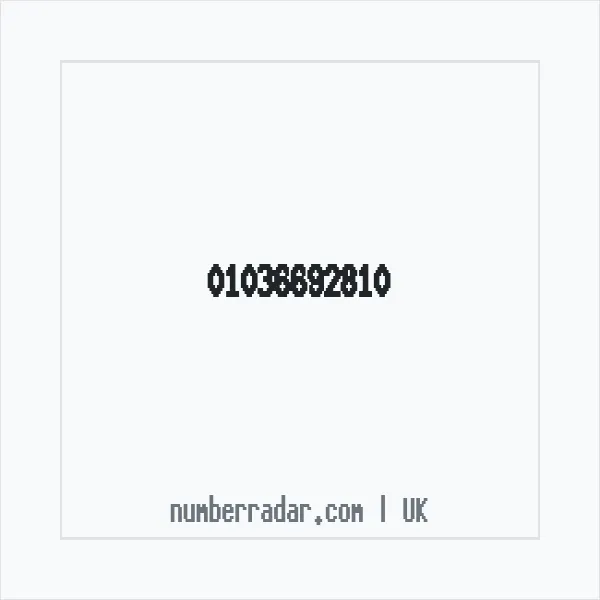Reverse number check for +44 1036 692810 — who called me?