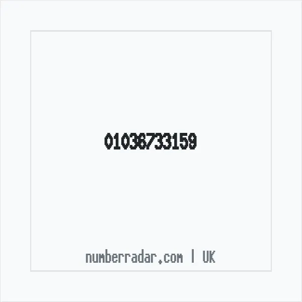 Reverse number check for +44 1036 733159 — who called me?