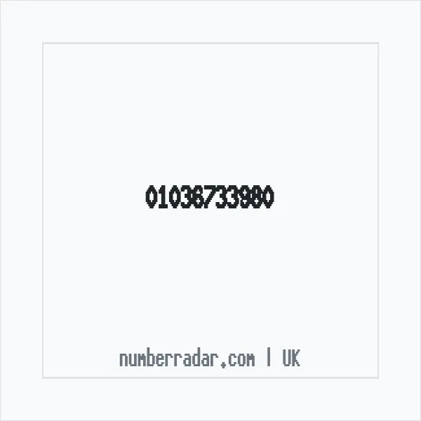 Reverse number check for +44 1036 733980 — who called me?
