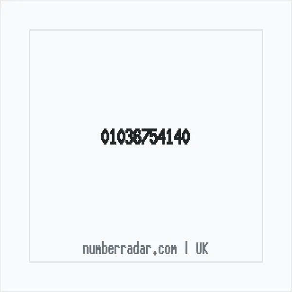 Reverse number check for +44 1036 754140 — who called me?