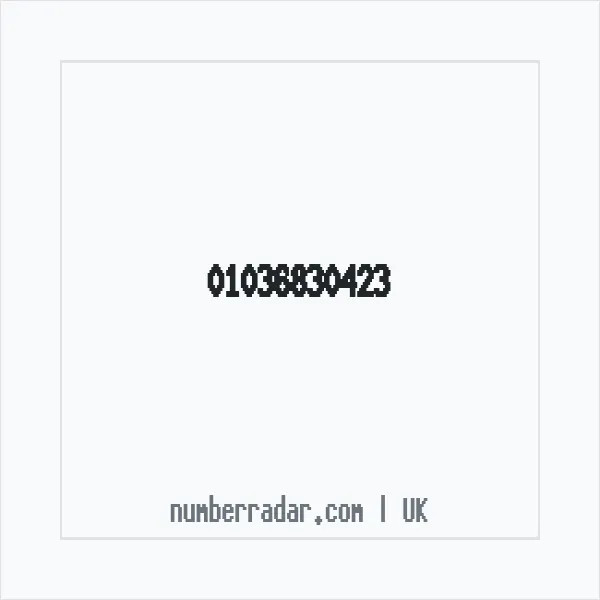 Reverse number check for +44 1036 830423 — who called me?